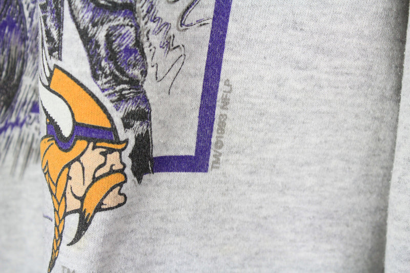 Vintage Vikings Minnesota Sweatshirt Medium