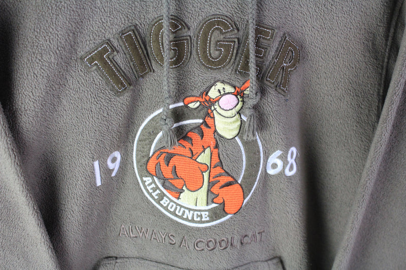 Vintage Disney Tigger Hoodie Fleece Small