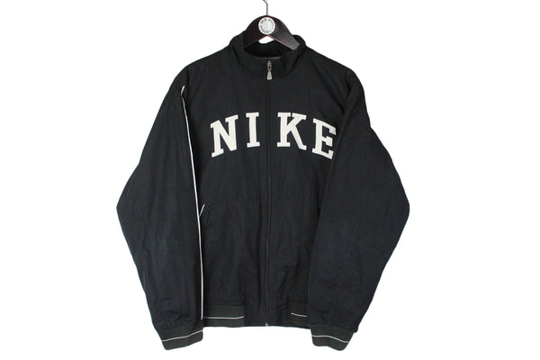 Vintage Nike Jacket Medium size men's big logo retro style 90's 00's outfit unisex classic USA streetwear full zip windbreaker authentic