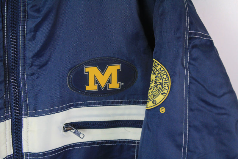 Vintage Michigan Wolverines Pro Player Jacket XLarge