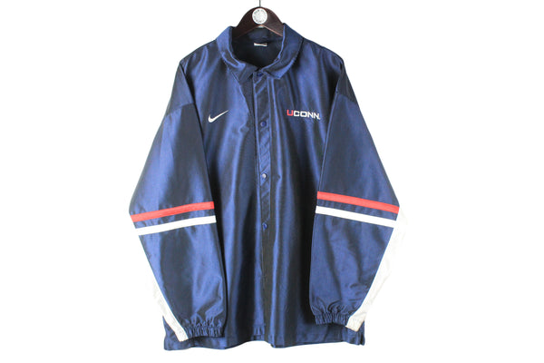 University of Connecticut Vintage UCONN Jacket windbreaker sport style 90s jacket