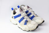 Vintage Adidas Equipment Sneakers EUR 40 white blue 90's sport style trainers