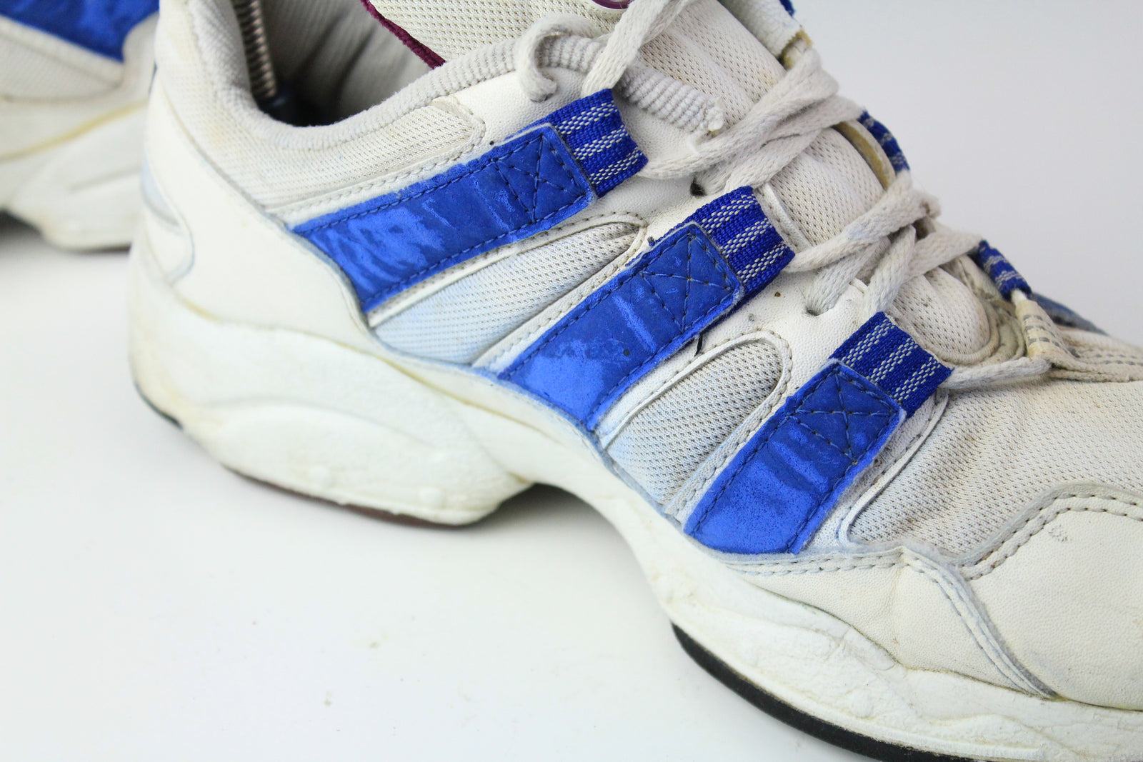 Adidas White and Blue Equipment circa 1995 re-issue 1995 Adidas - Etsy main image 4
