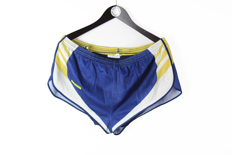 Vintage Adidas Equipment Shorts Large blue 90s running sport shorts