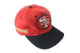 Vintage 49ers San Francisco Cap red black NFL 90's sport hat retro style Football headgear