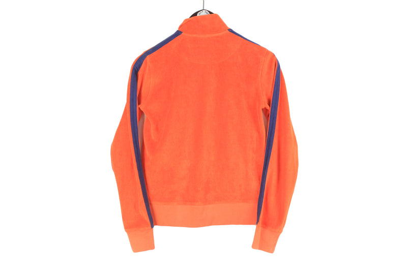 Vintage Fred Perry Navy Blue Orange Full Zip Track Jacket - Women's Ladies  6 | eBay