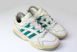 Vintage Adidas Sneakers EUR 39 white green women's 90's retro style trainers