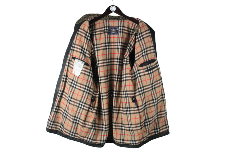 Vintage Burberrys Sheepskin Coat XXLarge
