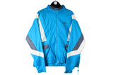 Vintage Nike Track Jacket XLarge blue full zip light wear windbreaker 90s sportswear 