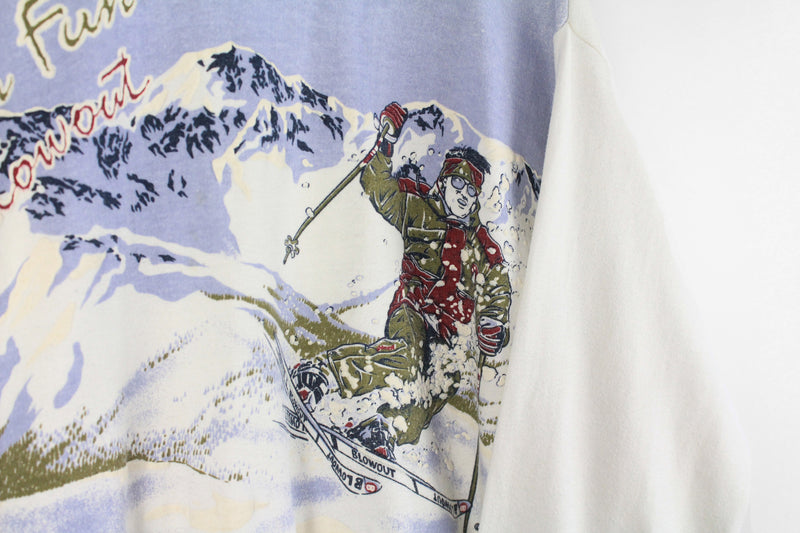 Vintage Ski Sweatshirt Small