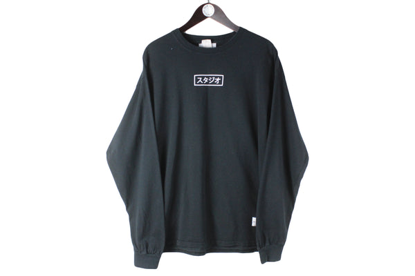 Mki Miyuki Zoku Sweatshirt XLarge black Japan authentic Japanese long sleeve t-shirt