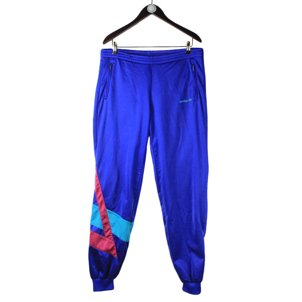 Vintage Adidas Pants Mens XL Blue Track Athletic 90s
