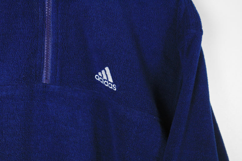 Vintage Adidas Fleece 1/4 Zip Large