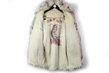 Vintage Emporio Armani Fur Style Coat Women's 42
