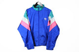 Vintage Adidas Tracksuit XLarge blue 90s windbreaker sport style