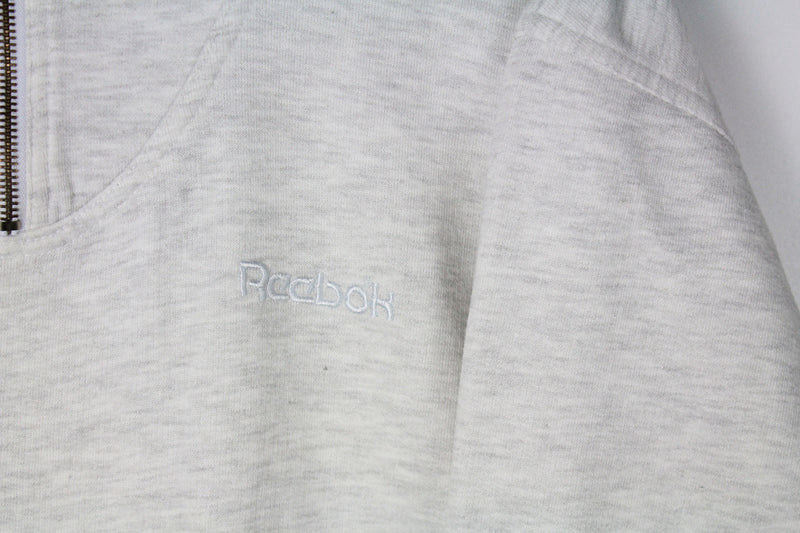 Vintage Reebok Sweatshirt 1/4 Zip XLarge