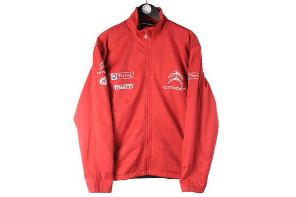 Citroen Jacket Medium red 00s full zip softshell pirelli Formula 1 F1 windbreaker