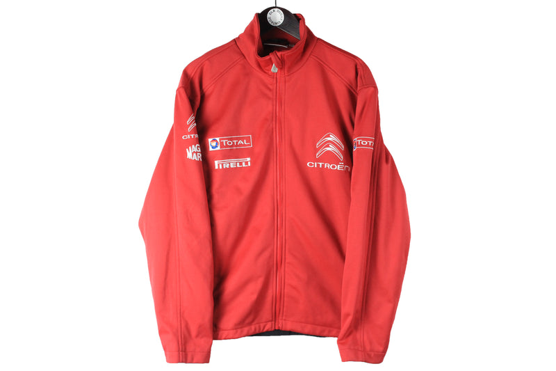 Citroen Jacket Medium red 00s full zip softshell pirelli Formula 1 F1 windbreaker
