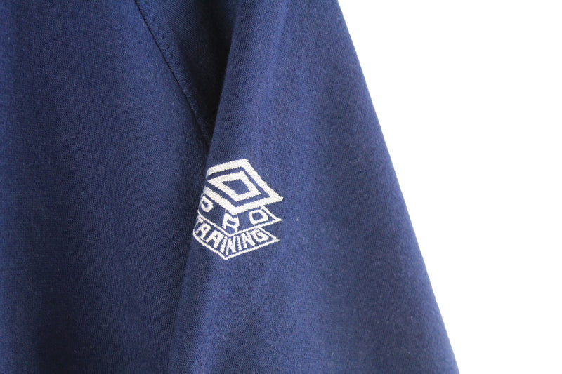 Vintage Umbro Sweatshirt 1/4 Zip Large