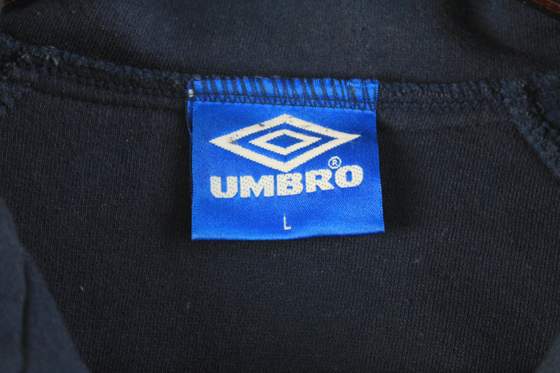 Vintage Umbro Sweatshirt 1/4 Zip Large