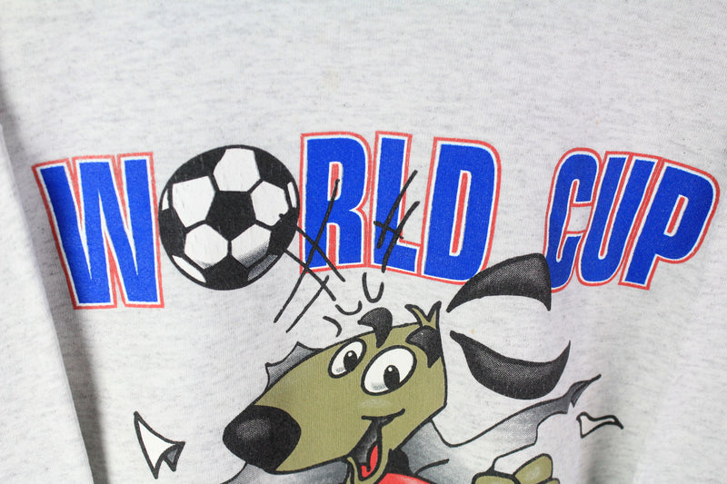 Vintage World Cup 94 USA Nutmeg Sweatshirt Large