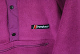 Vintage Berghaus Fleece Snap Button Medium