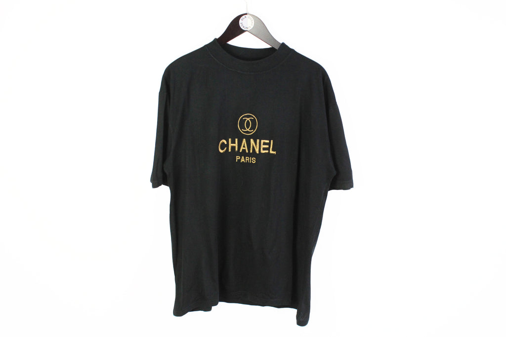 CHANEL vintage tシャツ Chanel Vintage White T Shirt Perforated logos | eBay