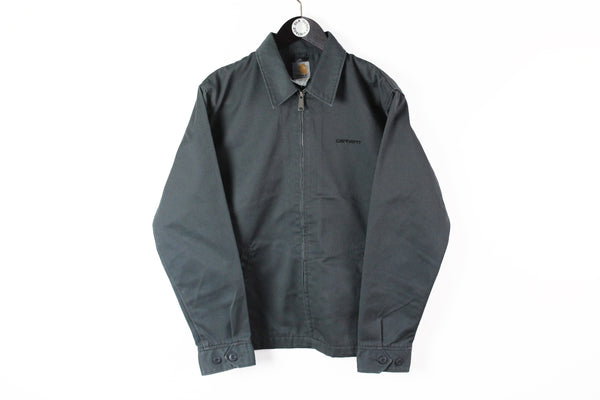 Carhartt Jacket Medium gray full zip basic work wear 