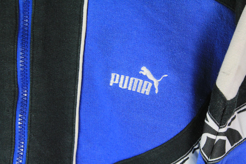Vintage Puma Sweatshirt Half Zip Small