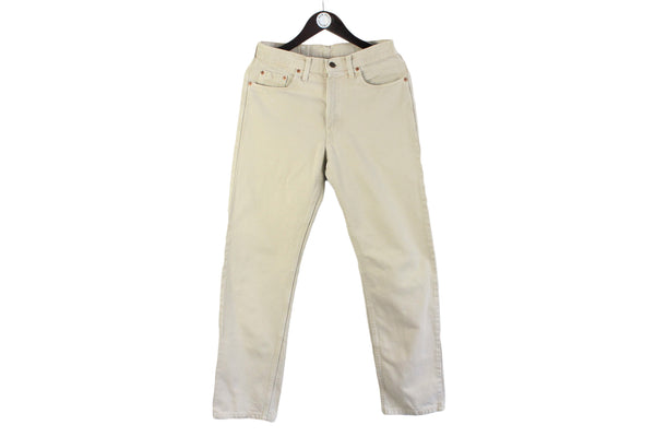Vintage Levi's 615 Jeans W 31 L 32 beige 90s retro classic denim pants USA 