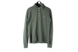 Vivienne Westwood Long Sleeve Polo T-Shirt Large green small logo collared sweatshirt 