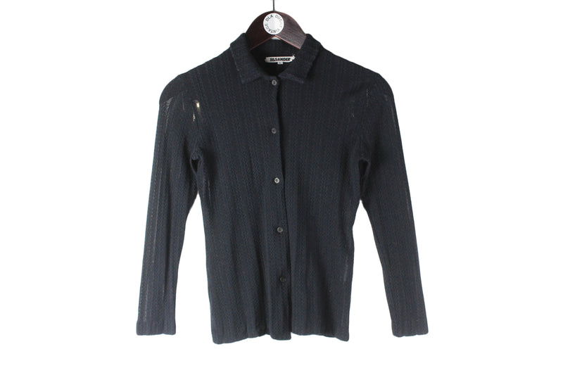 Vintage Jil Sander Blouse Women's Small shirt 90s retro 
