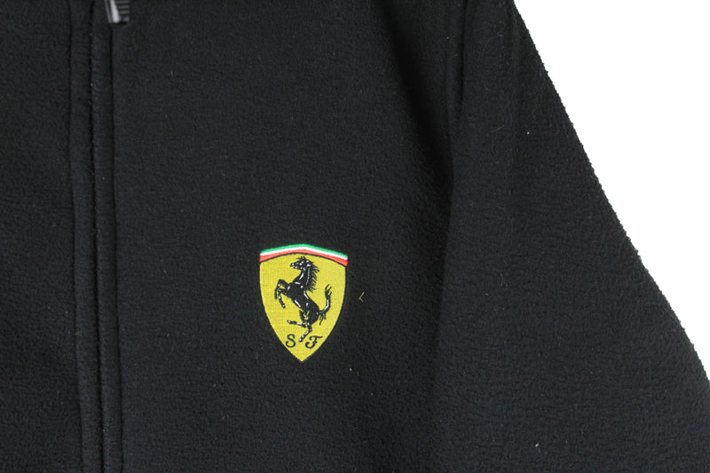 Vintage Ferrari Fleece Full Zip Small