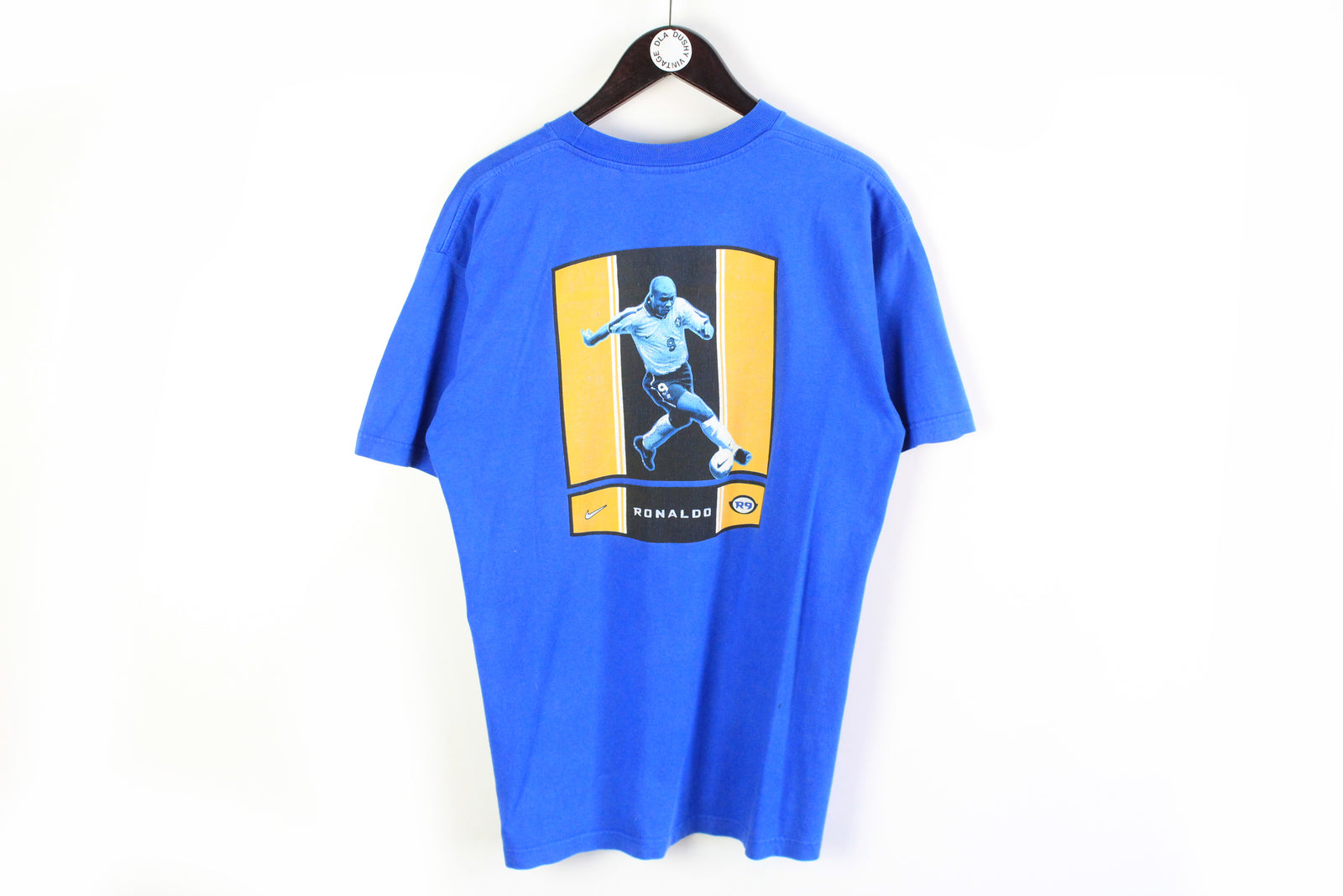 Vintage Nike Ronaldo R9 T-Shirt Medium – dla dushy