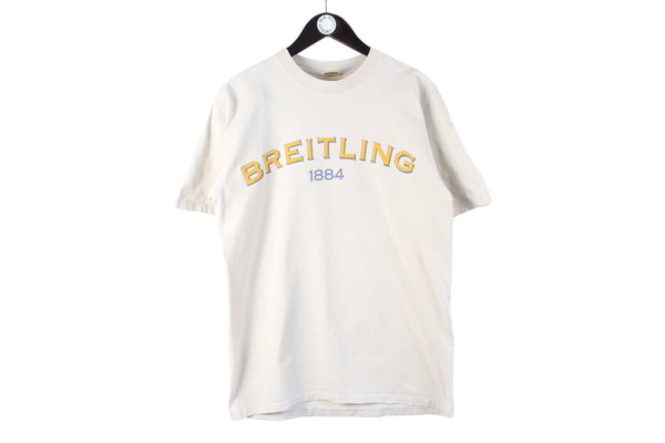 Vintage Breitling T-Shirt Large Ready for duty 90s retro classic luxury watch cotton shirt