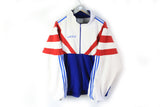 Vintage Adidas Tracksuit Large white blue 90s sport suit