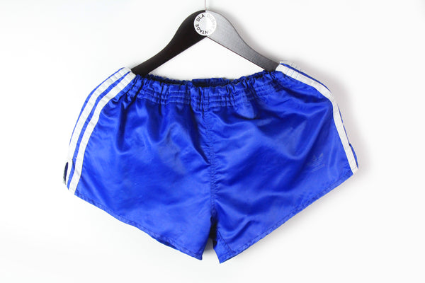 Vintage Adidas Shorts Medium blue 90's retro style authentic sport shirts