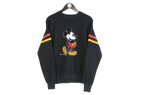 Vintage Mickey Mouse Sweatshirt Small / Medium size men's big logo disney made in USA cartoon old school street style 90's 80's pullover retro crewneck