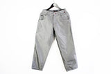 Vintage Fubu Jeans 32 gray collection 90s hip hop denim pants collection