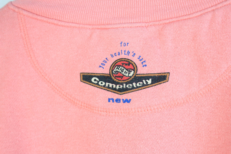 Vintage Henley Sweatshirt Small