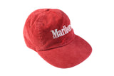 Vintage Marlboro Corduroy Cap red 90's cigarettes collection authentic rare retro hat