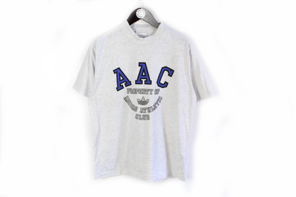 Vintage Adidas T-Shirt Medium AAC Athletic Club cotton retro 90s tee