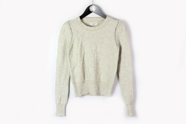 Isabel Marant Sweater Women's 44 Etoil wool soft pullover white