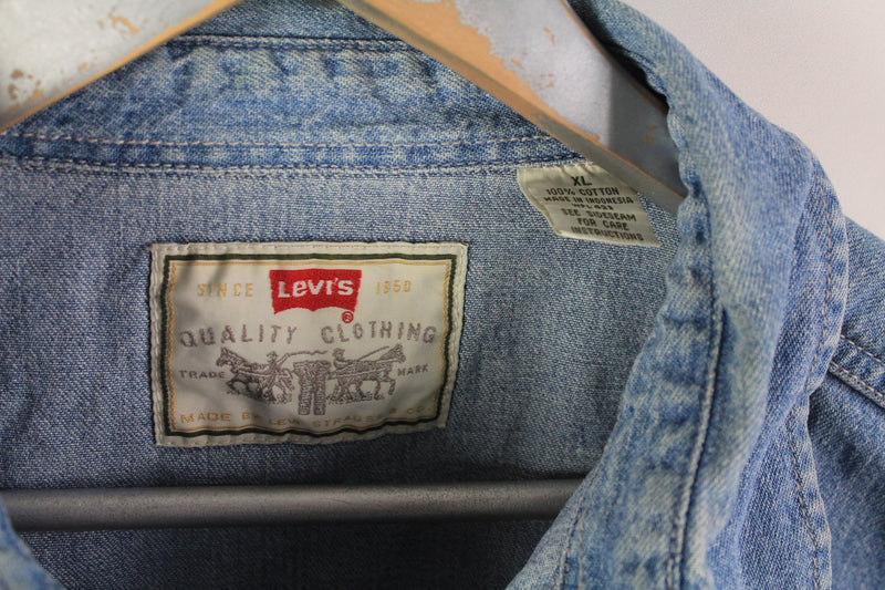 Vintage Levis Denim Shirt XLarge