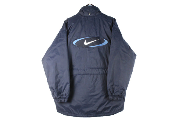Vintage Nike Jacket Large big logo 90s retro sport style windbreaker classic sportswear 