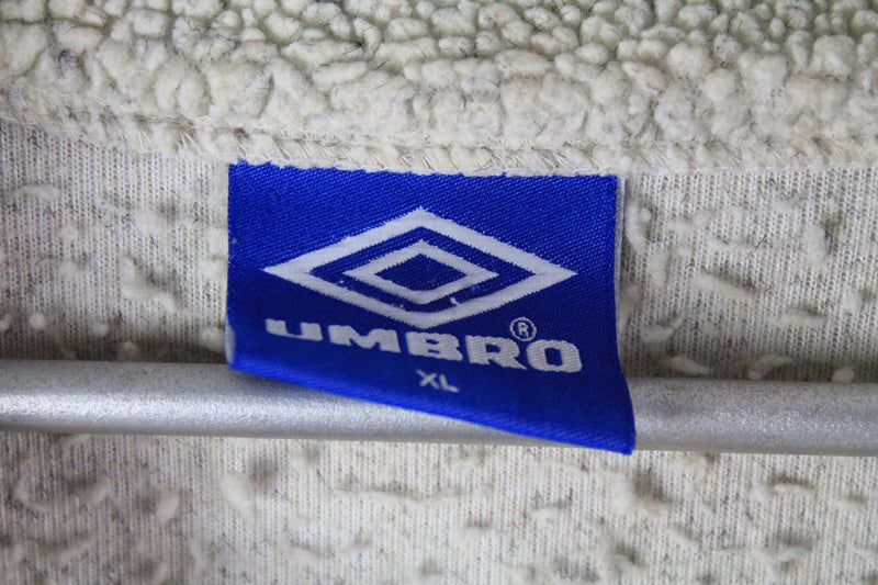 Vintage Umbro Fleece 1/4 Zip XLarge