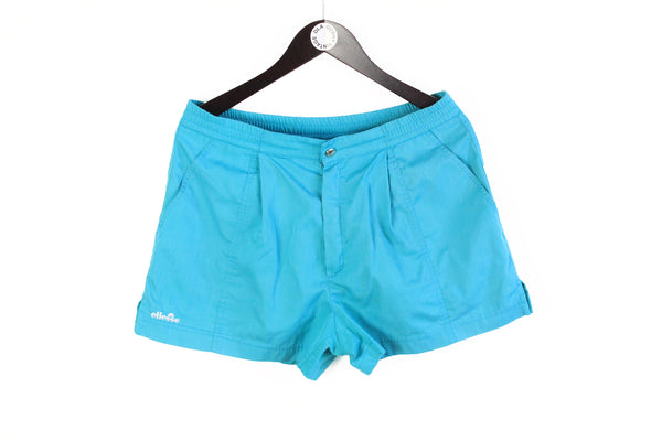 Vintage Ellesse Shorts Medium / Large blue tennis cotton court style 90s shorts