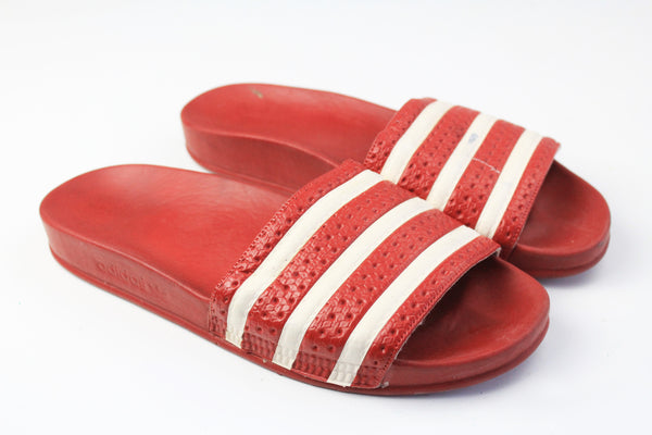 Vintage Adidas Flip Flops retro swimming shoes rare authentic athletic 90's streetwear street style sport training summer outfit team basic classic made in West Germany