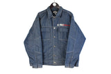 Vintage 2Pac Denim Jacket Large size men's jean coat USA hip hop rap culture 90's wesr 80's streetwear American outfit