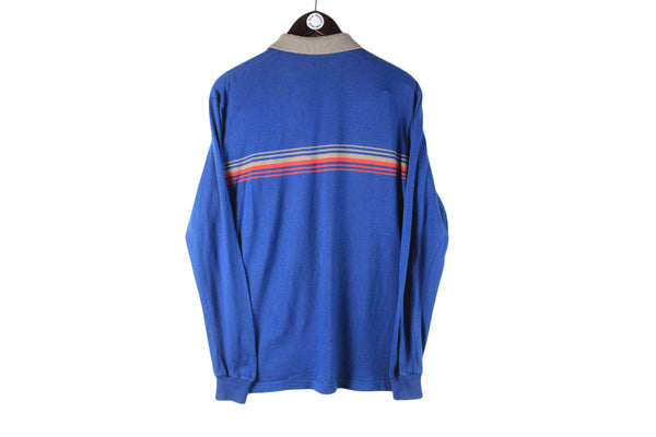 Vintage Adidas Long Sleeve Polo T-Shirt Large